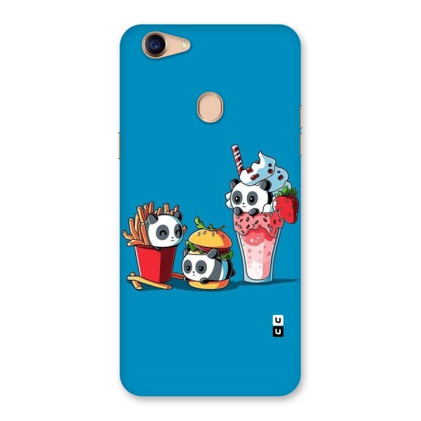 Panda Lazy Back Case for Oppo F5 Youth